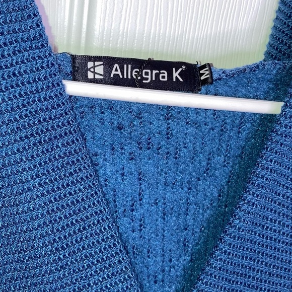 Allegra K Hooded Thermal Knit Sweater Size M - Picture 2 of 3